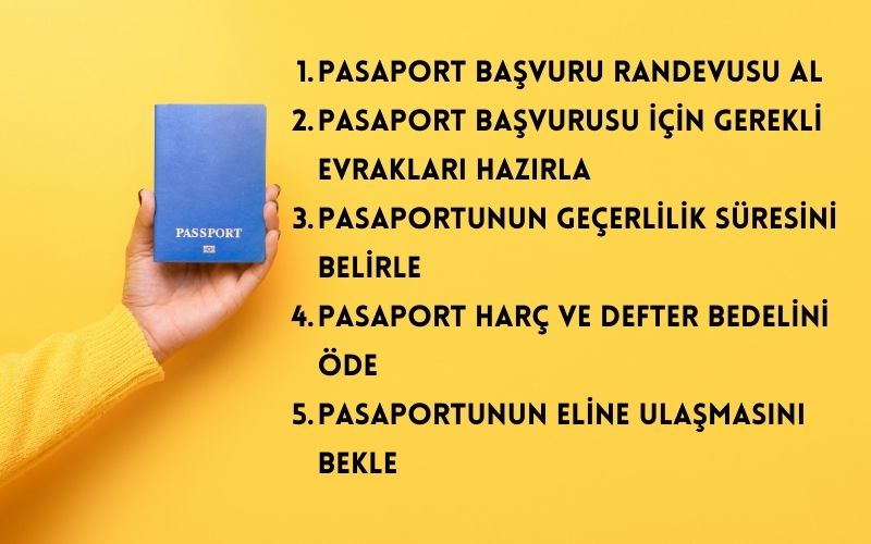 adim adim pasaport cikarma islemleri