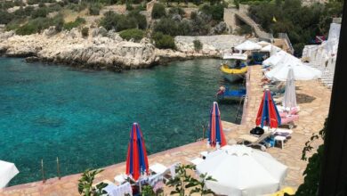 Kalkan'da Deniz'e Girilecek Yerler Kalamar Koyu