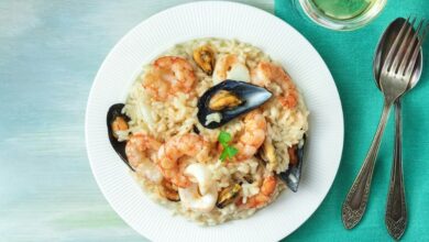 Deniz Mahsullü Makarna ve Risotto