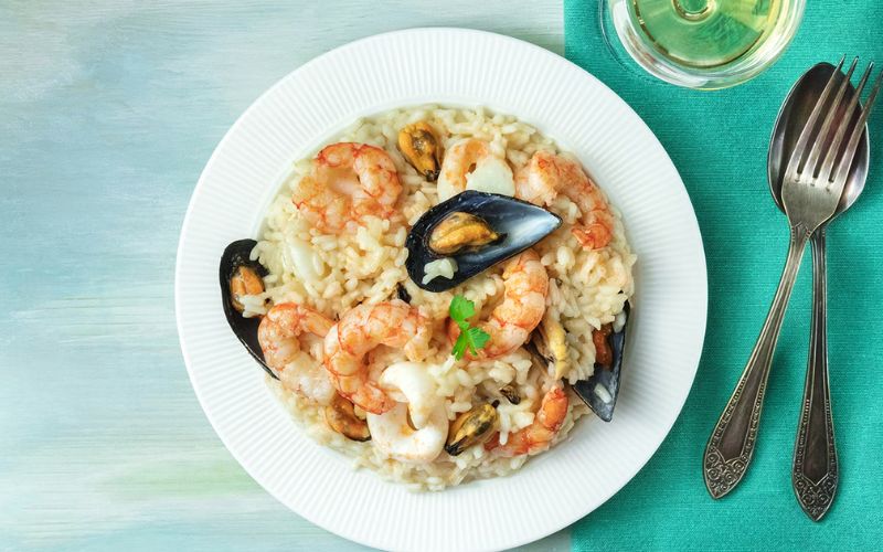 Deniz Mahsullü Makarna ve Risotto